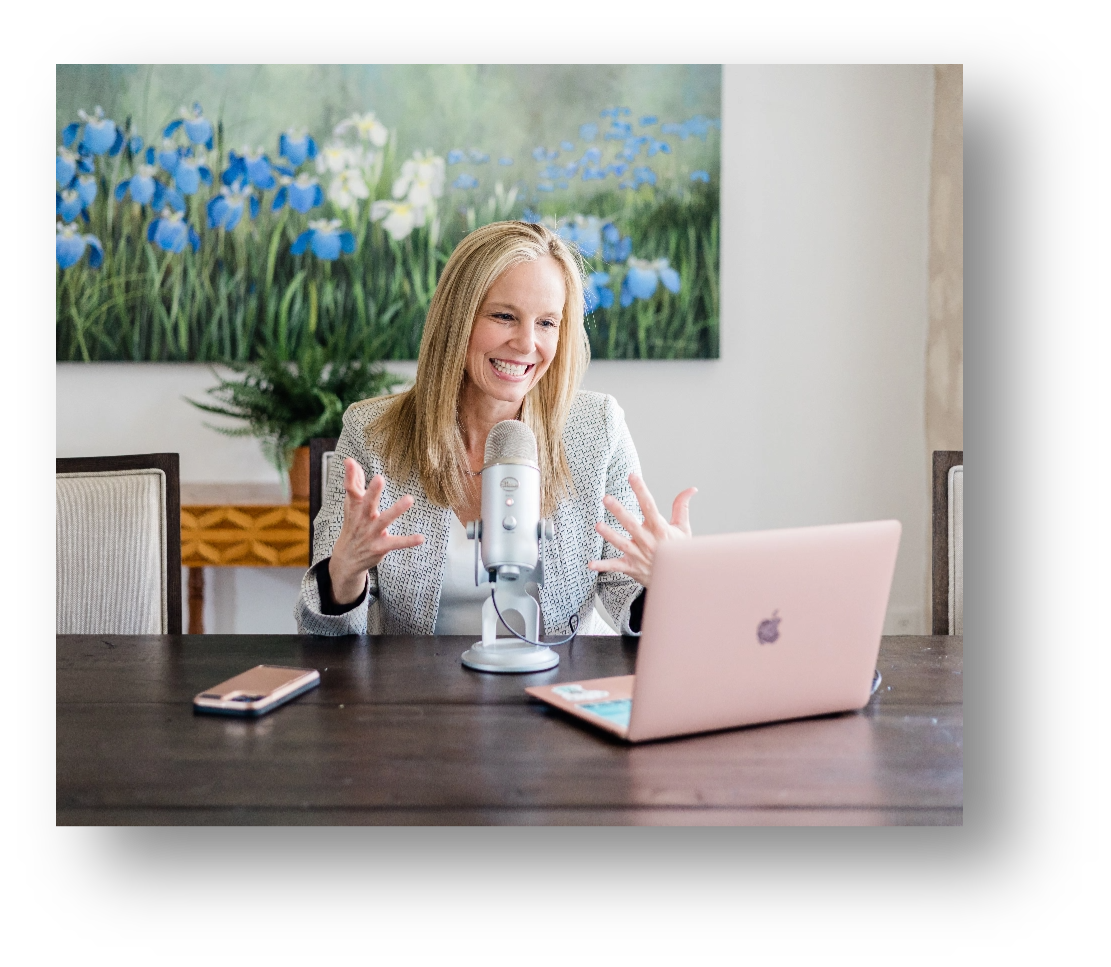 Podcast Guest Image@2x Dr. Kara giving an interview on telehealth as a guest on a healthcare podcast